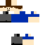 Minecraft skin texture, 64x64 pixels
