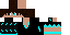 Minecraft skin texture, 64x32 legacy pixels