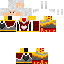 Minecraft skin texture, 64x64 pixels