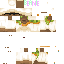 Minecraft skin texture, 64x64 pixels