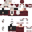 Minecraft skin texture, 64x64 pixels