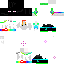 Minecraft skin texture, 64x64 pixels