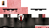 Minecraft skin texture, 64x32 legacy pixels
