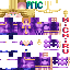 Minecraft skin texture, 64x64 pixels