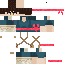 Minecraft skin texture, 64x64 pixels