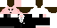 Minecraft skin texture, 64x32 legacy pixels