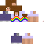 Minecraft skin texture, 64x64 pixels