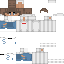 Minecraft skin texture, 64x64 pixels