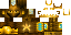 Minecraft skin texture, 64x32 legacy pixels