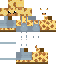 Minecraft skin texture, 64x64 pixels