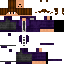 Minecraft skin texture, 64x64 pixels