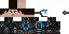 Minecraft skin texture, 64x32 legacy pixels
