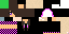Minecraft skin texture, 64x32 legacy pixels