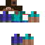 Minecraft skin texture, 64x64 pixels