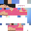 Minecraft skin texture, 64x64 pixels