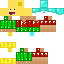 Minecraft skin texture, 64x64 pixels