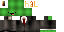 Minecraft skin texture, 64x32 legacy pixels