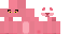 Red Minecraft skin texture, 64x32 legacy pixels