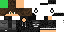 Minecraft skin texture, 64x32 legacy pixels