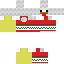 Minecraft skin texture, 64x64 pixels