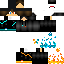 Minecraft skin texture, 64x64 pixels