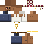 Minecraft skin texture, 64x64 pixels