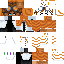 Minecraft skin texture, 64x64 pixels