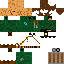 Minecraft skin texture, 64x64 pixels