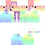 Minecraft skin texture, 64x64 pixels