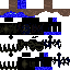 Minecraft skin texture, 64x64 pixels