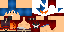 Minecraft skin texture, 64x32 legacy pixels