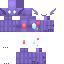Minecraft skin texture, 64x64 pixels