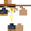 Minecraft skin texture, 64x64 pixels