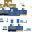Minecraft skin texture, 64x64 pixels