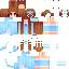 Minecraft skin texture, 64x64 pixels