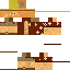 Minecraft skin texture, 64x64 pixels