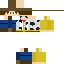 Minecraft skin texture, 64x64 pixels