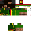 Minecraft skin texture, 64x64 pixels