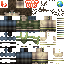 Minecraft skin texture, 64x64 pixels