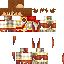 Minecraft skin texture, 64x64 pixels