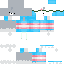 Minecraft skin texture, 64x64 pixels