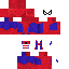 Minecraft skin texture, 64x64 pixels