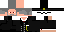 Minecraft skin texture, 64x32 legacy pixels