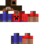 Minecraft skin texture, 64x64 pixels