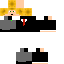 Minecraft skin texture, 64x64 pixels