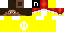 Minecraft skin texture, 64x32 legacy pixels