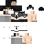 Minecraft skin texture, 64x64 pixels