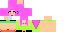 Minecraft skin texture, 64x32 legacy pixels