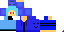 Minecraft skin texture, 64x32 legacy pixels
