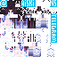 Minecraft skin texture, 64x64 pixels